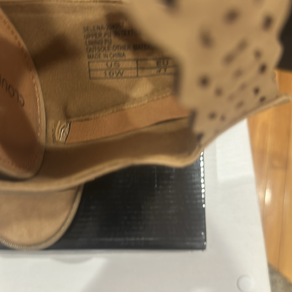 Cloudwalkers Brown Cutout Sandals - Picture 3 of 4